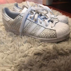 Adidas Snakeskin Superstar- Size 8